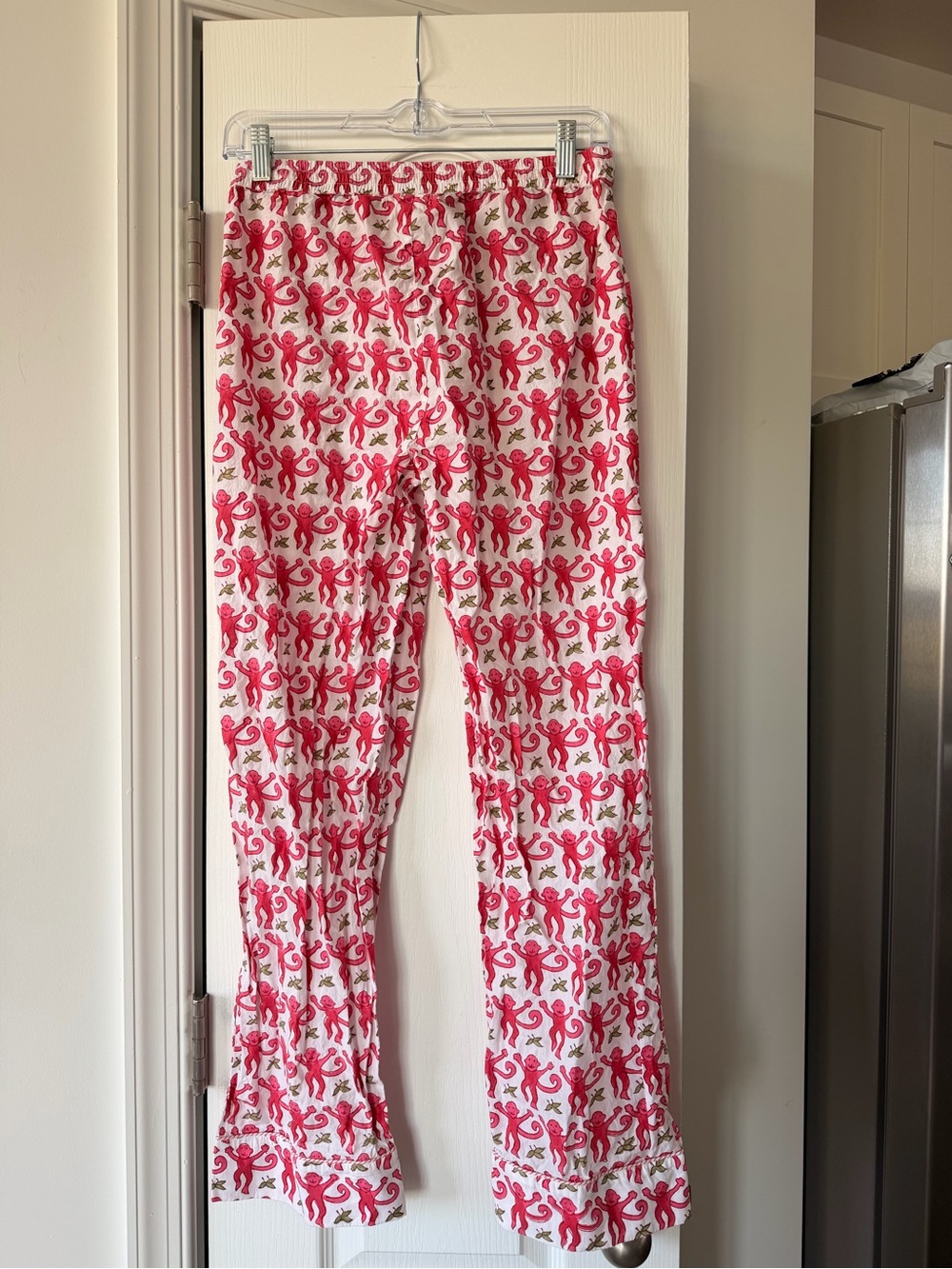 Roller Rabbit Pink Monkey Print Pajama Set - Picture 7 of 9